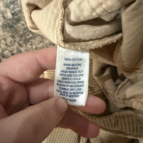 Per Se Tan Corduroy Cropped Pants size 8 - Picture 11 of 11